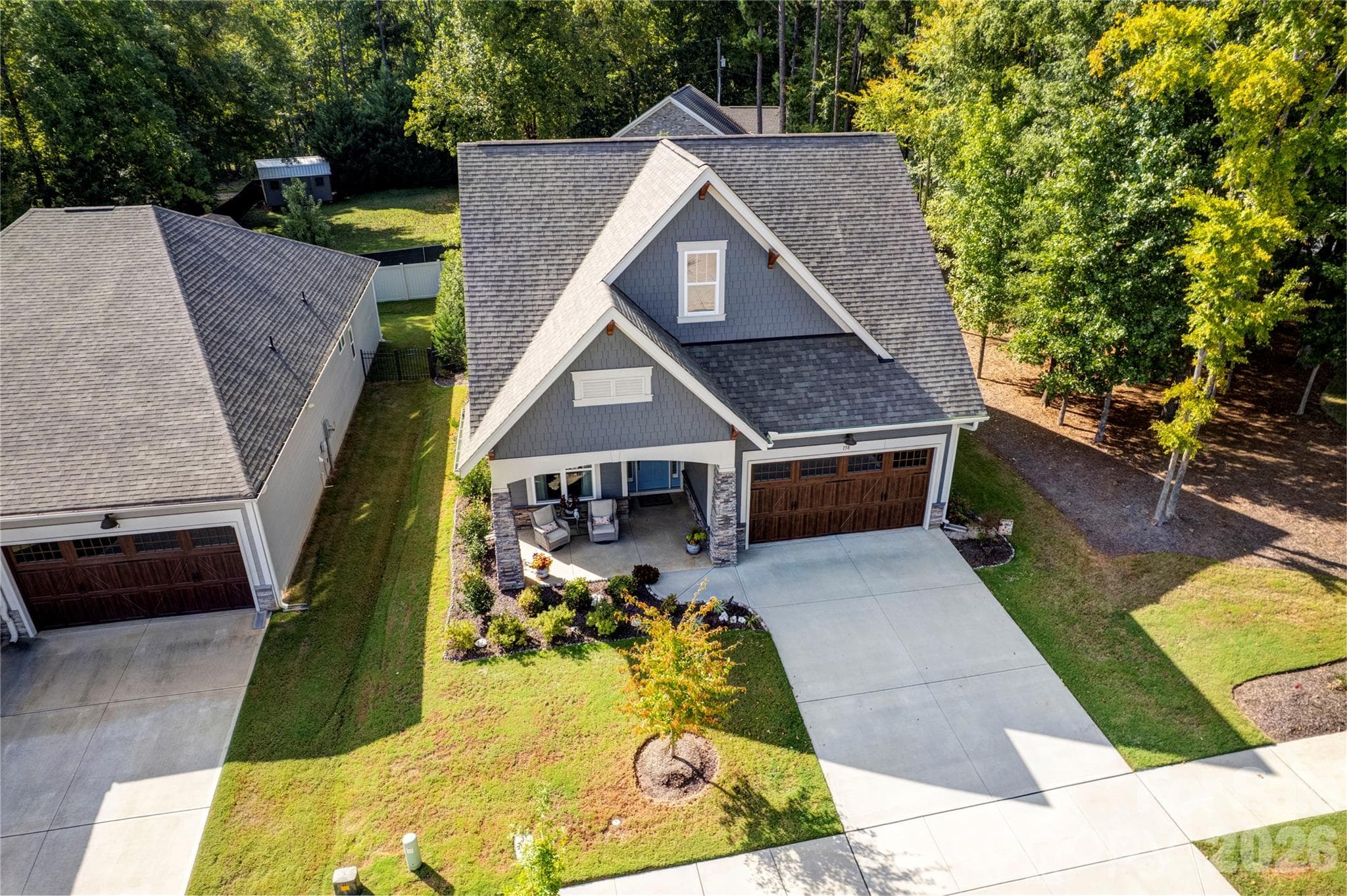 A bird's-eye view of 158 Fulworth, set on a well-kept lot in Cumberland. - 158 Fulworth Drive NW, Concord