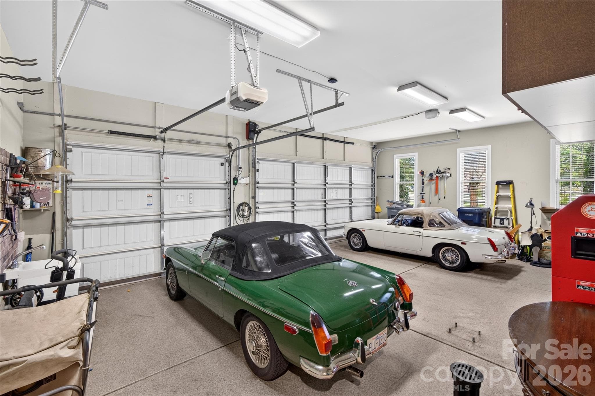 3 car garage with epoxy flooring. - 3941 Grovesner Street, Harrisburg