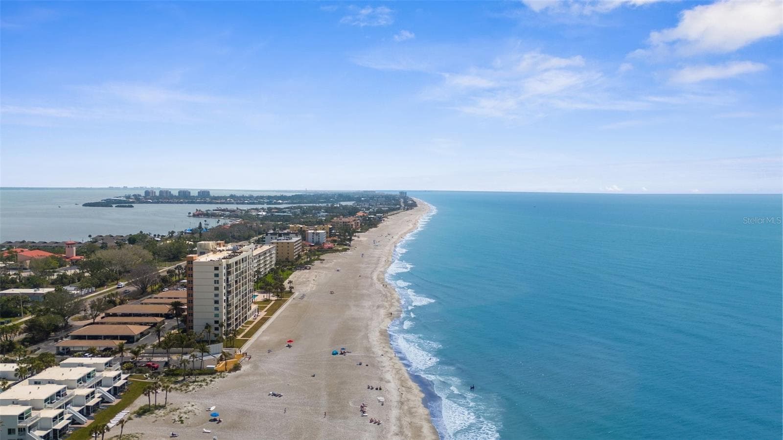 Aerial View of Longboat Key Beach. Wait until you watch the sunsets from here. - 600 SUTTON PL #101B, LONGBOAT KEY