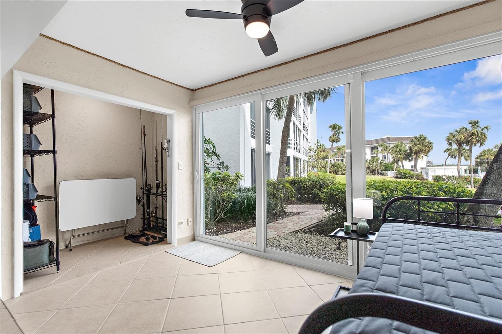 Siting Area with storage space, so many ideas for this space. - 600 SUTTON PL #101B, LONGBOAT KEY