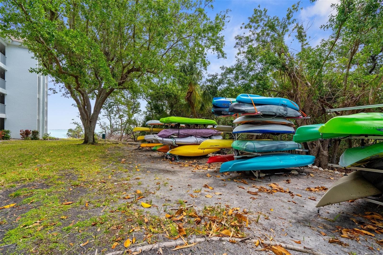 Kayak Storage, keep your kayak close to the ELECTRIC kayak launch - 600 SUTTON PL #101B, LONGBOAT KEY