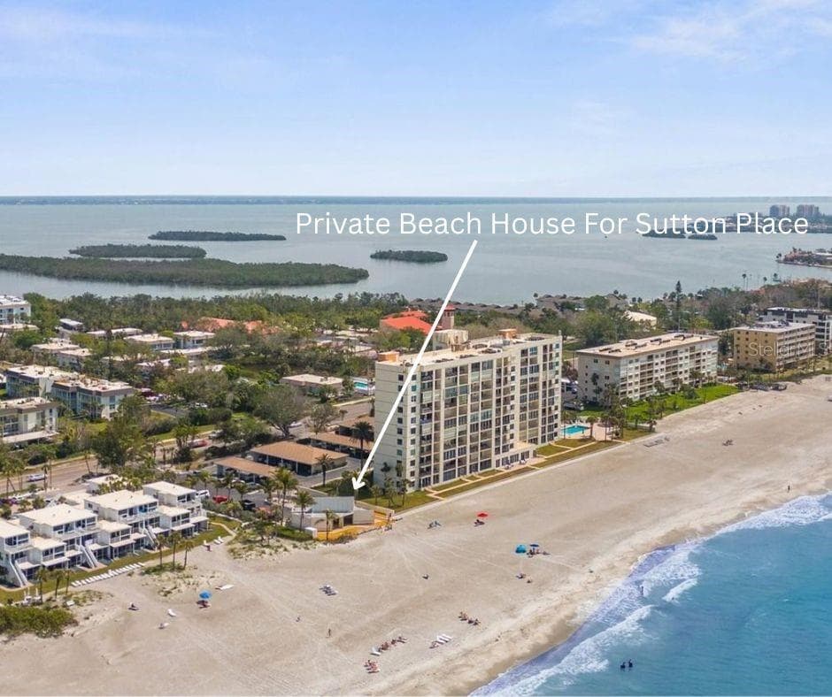 Look, it's your private beach house with hot showers and private restrooms. - 600 SUTTON PL #101B, LONGBOAT KEY