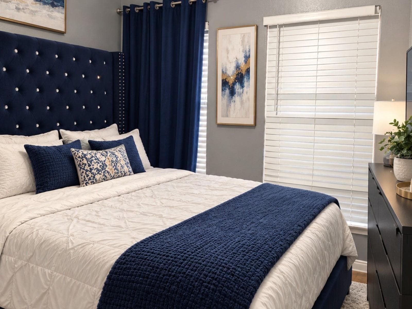 Virtually Staged - 2nd Bedroom - 7855 BRISTOL PARK DR, APOLLO BEACH