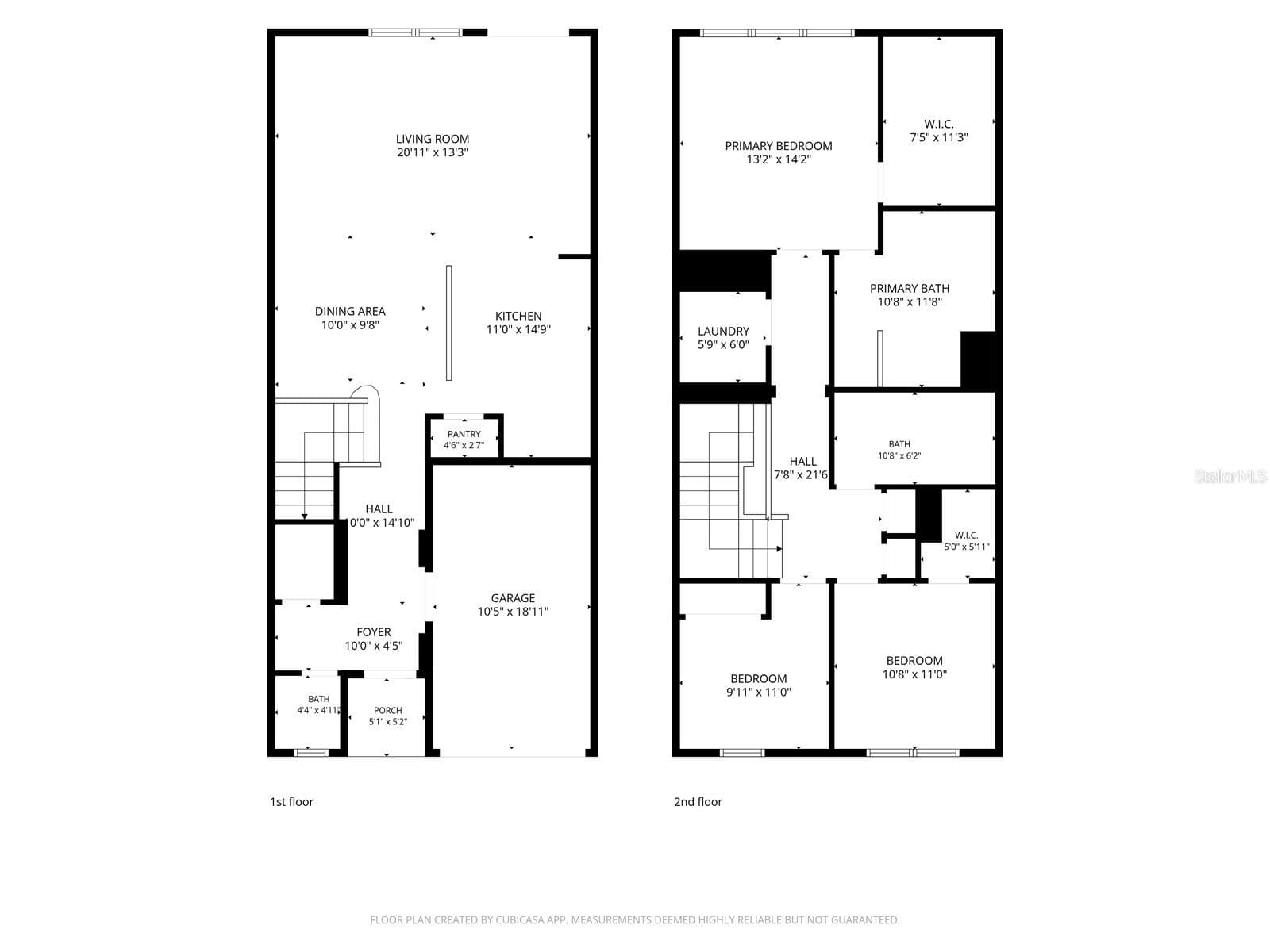 Diagram Of Both Floors - 3853 GLIDING PL, SANFORD