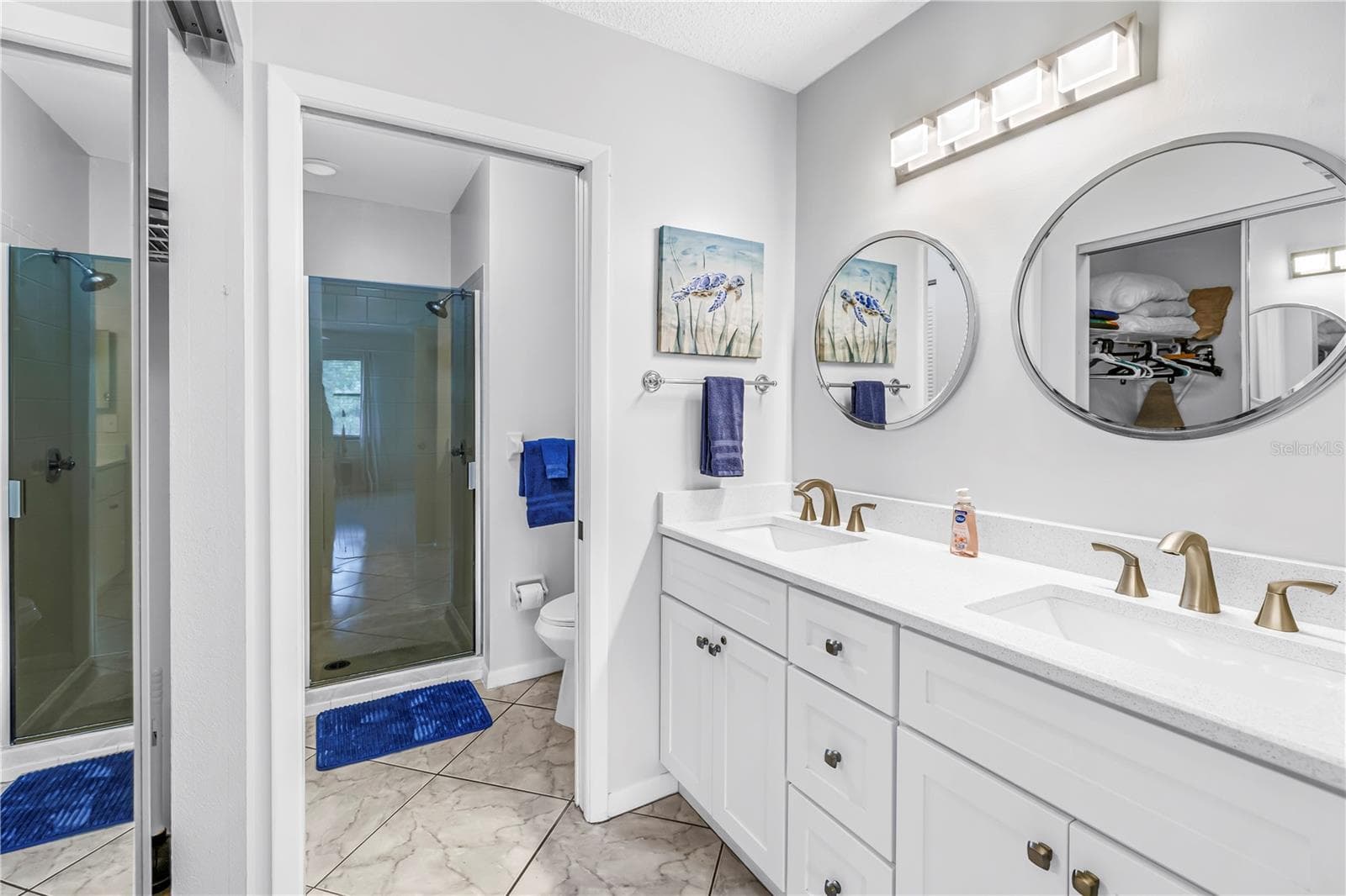 Main bathroom - 4610 47TH AVE W #201, BRADENTON