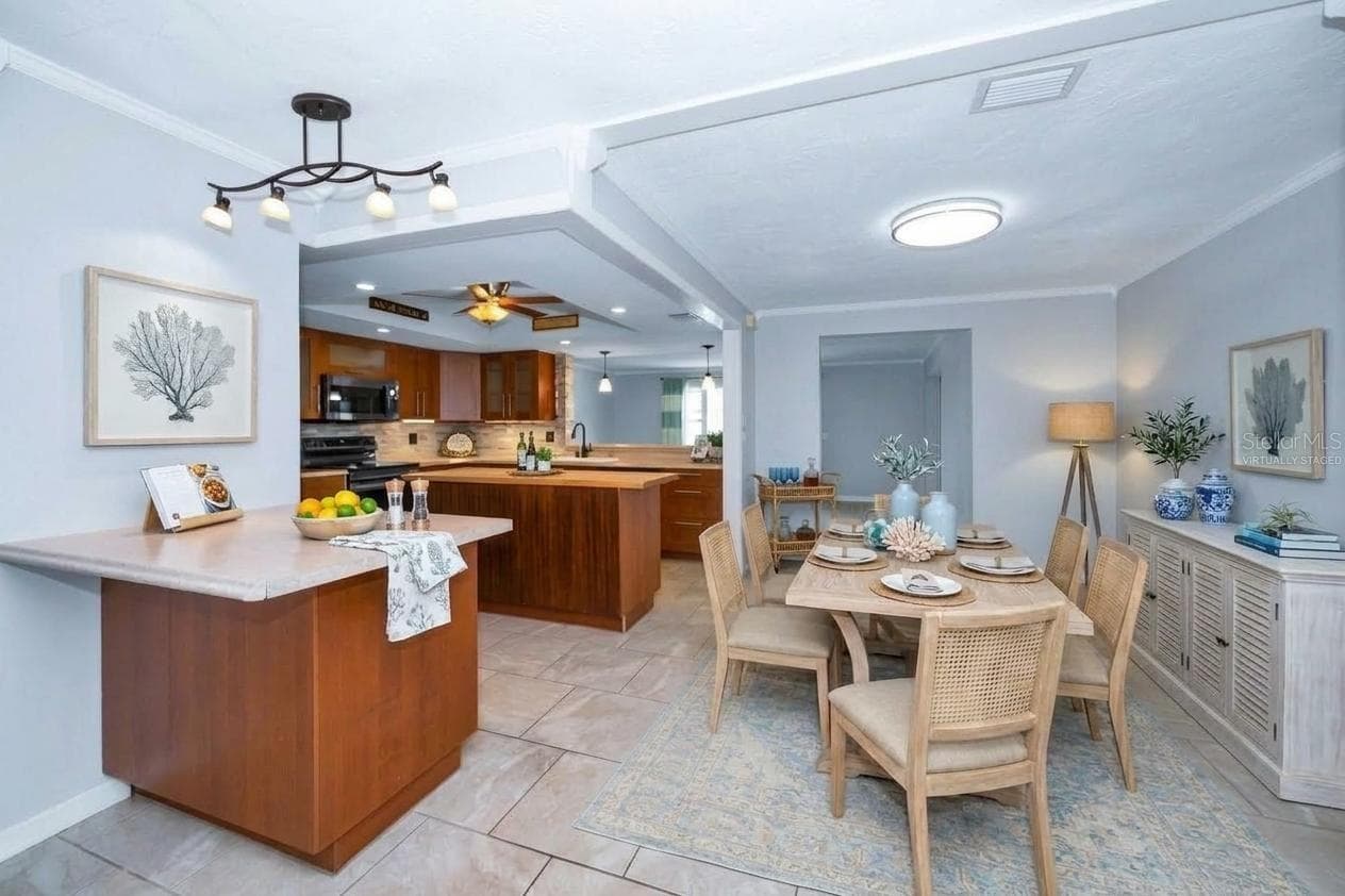 Virtually Staged Dining Area - 13760 87TH PL, SEMINOLE
