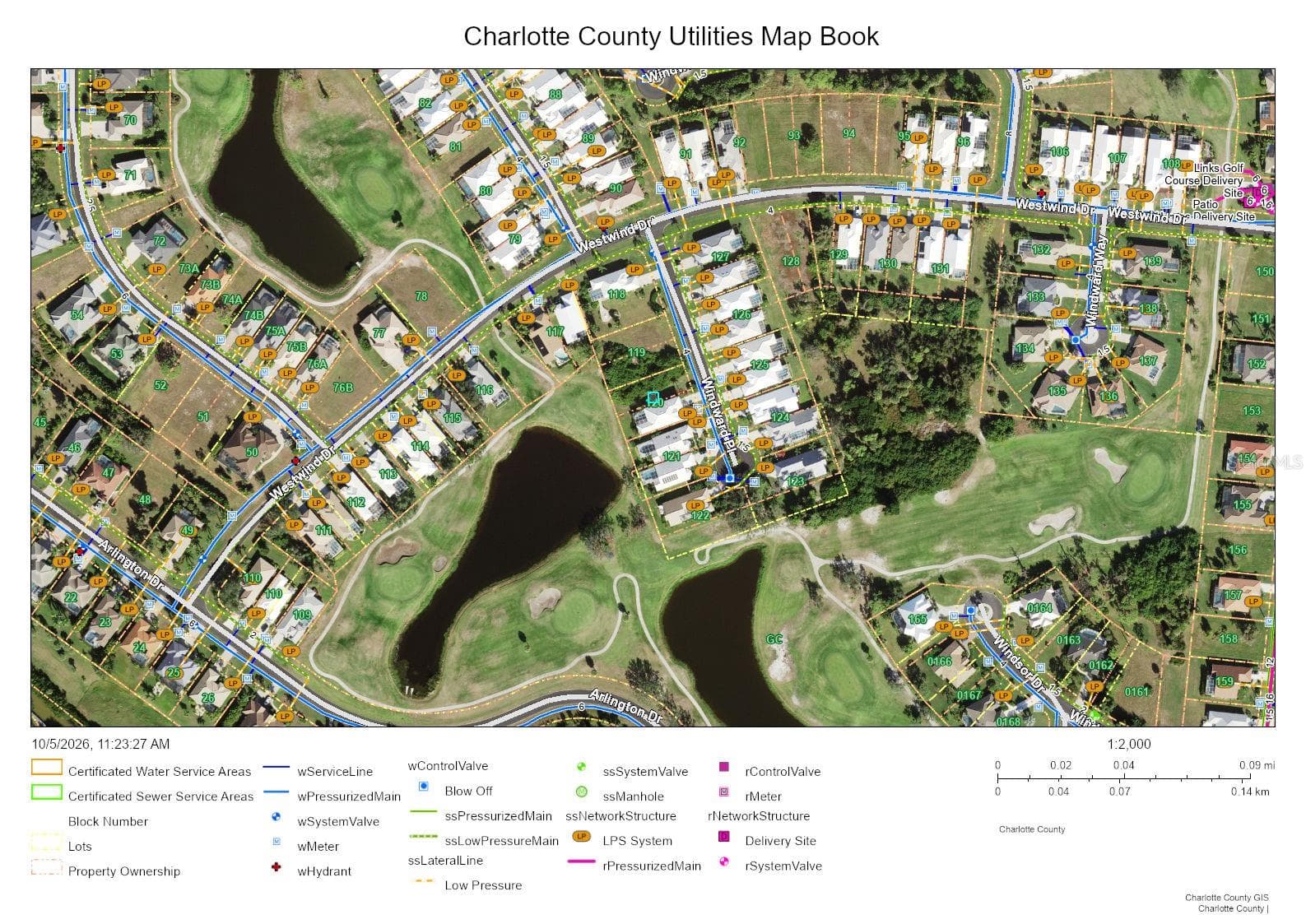 Utility Map - 10 WINDWARD PL, PLACIDA