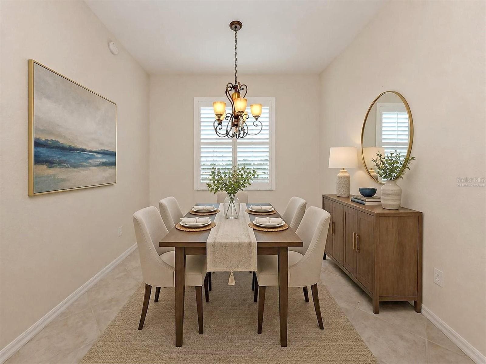 Virtually Staged Dining Room - 940 COOPER ST #202, VENICE