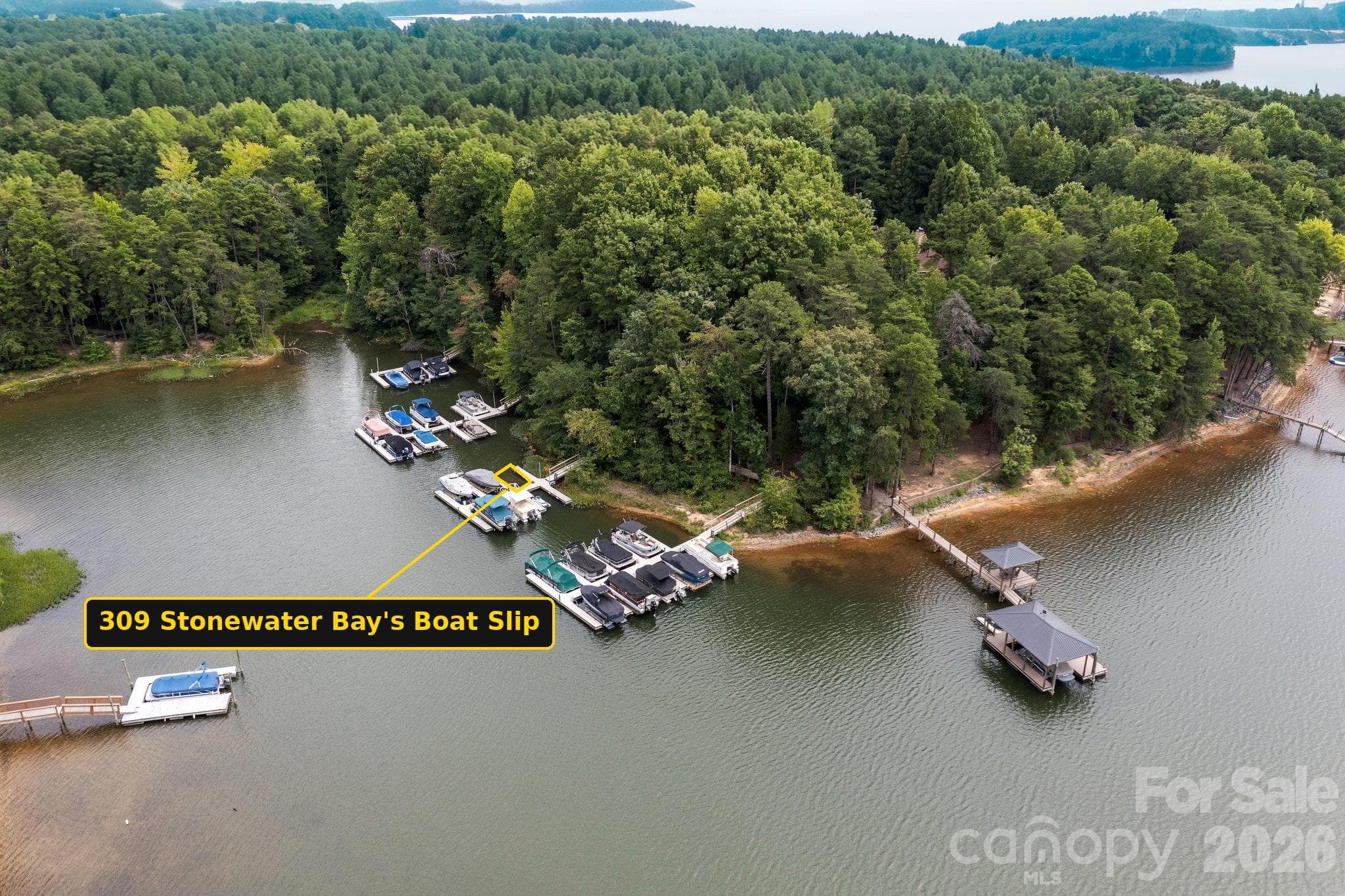 Deeded Boat Slip (Dock A) - 309 Stonewater Bay Lane, Mount Holly