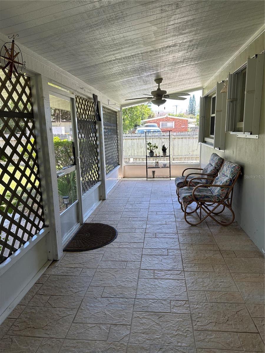Screened Porch - 236 WOODLAND AVE #1, COCOA BEACH