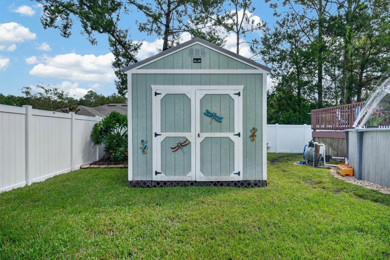 backyard shed - 72 KARAS TRL, PALM COAST