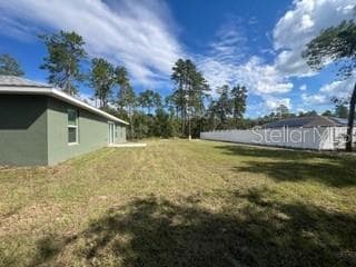 large backyard - 3 FISHER WAY PL, OCKLAWAHA