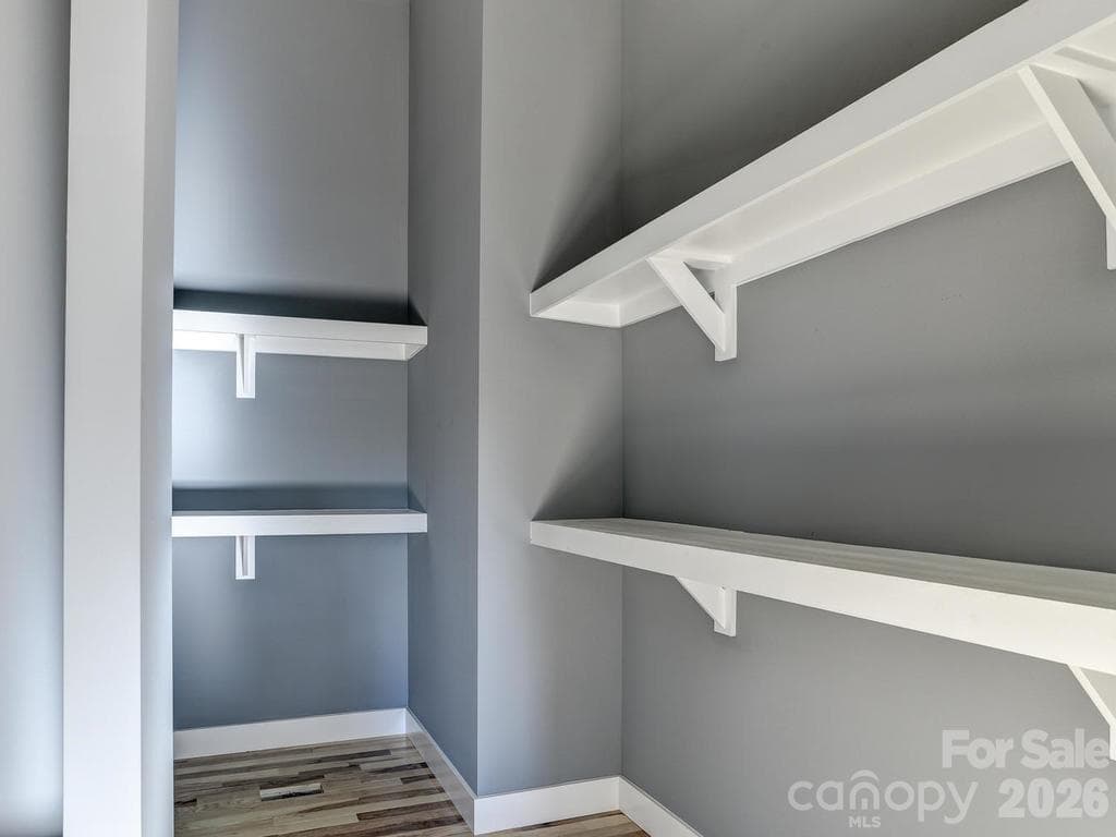 Top floor primary closet - 21 Wilmington Street, Asheville