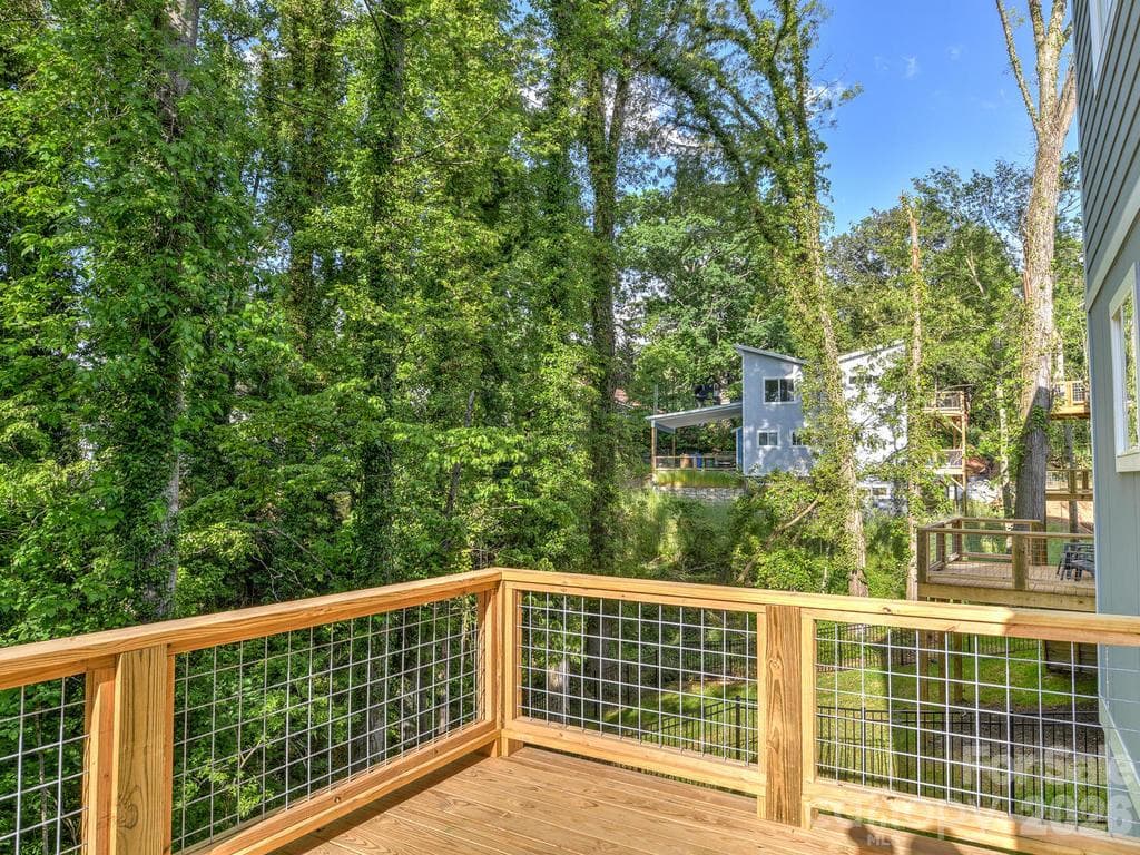back deck off main level - 21 Wilmington Street, Asheville