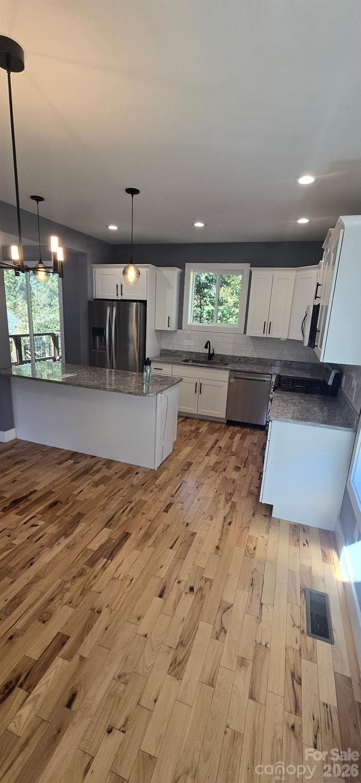 main level open concept - 21 Wilmington Street, Asheville
