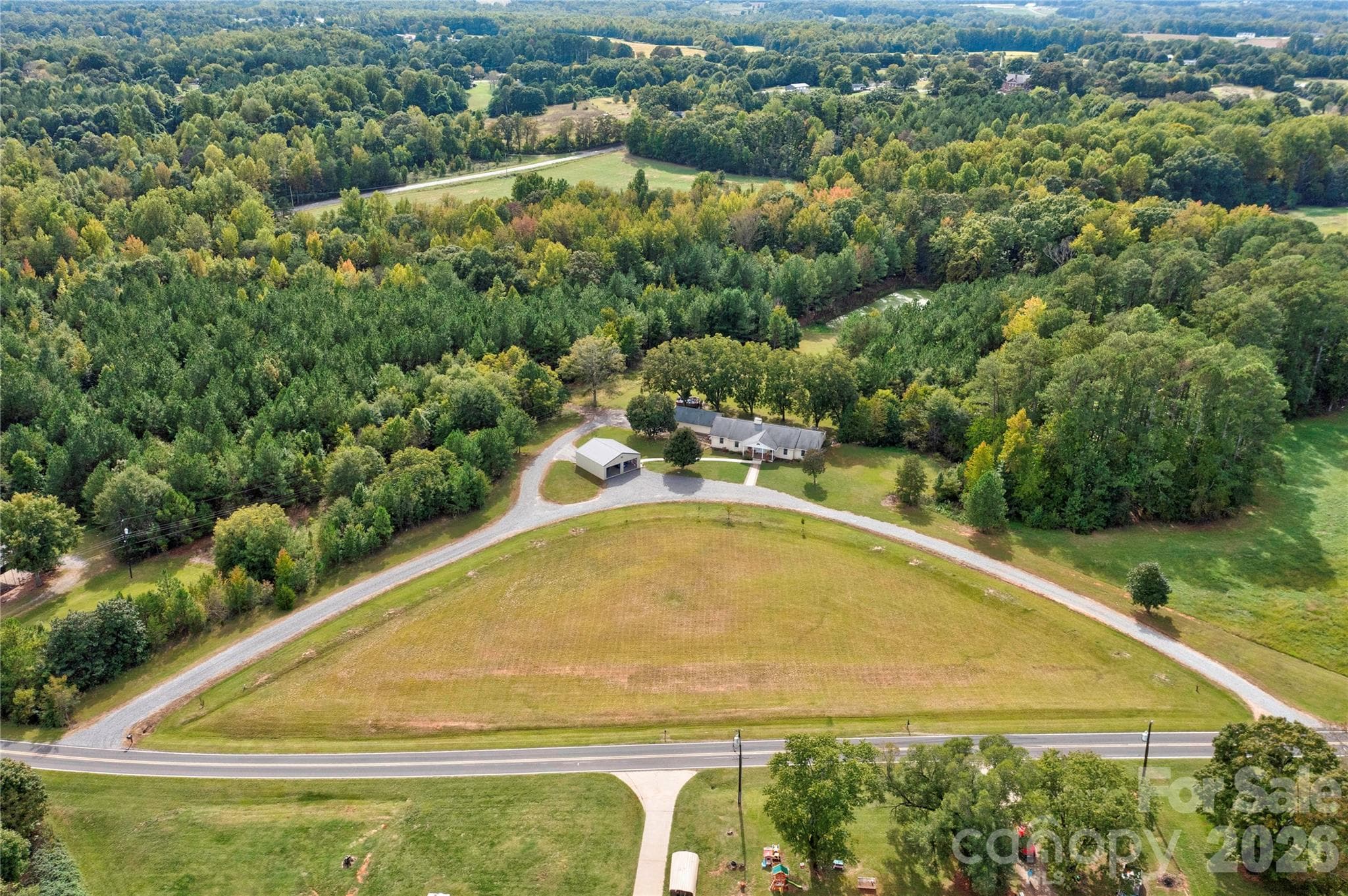 Aerial View - 129 Church View Drive, Lawndale