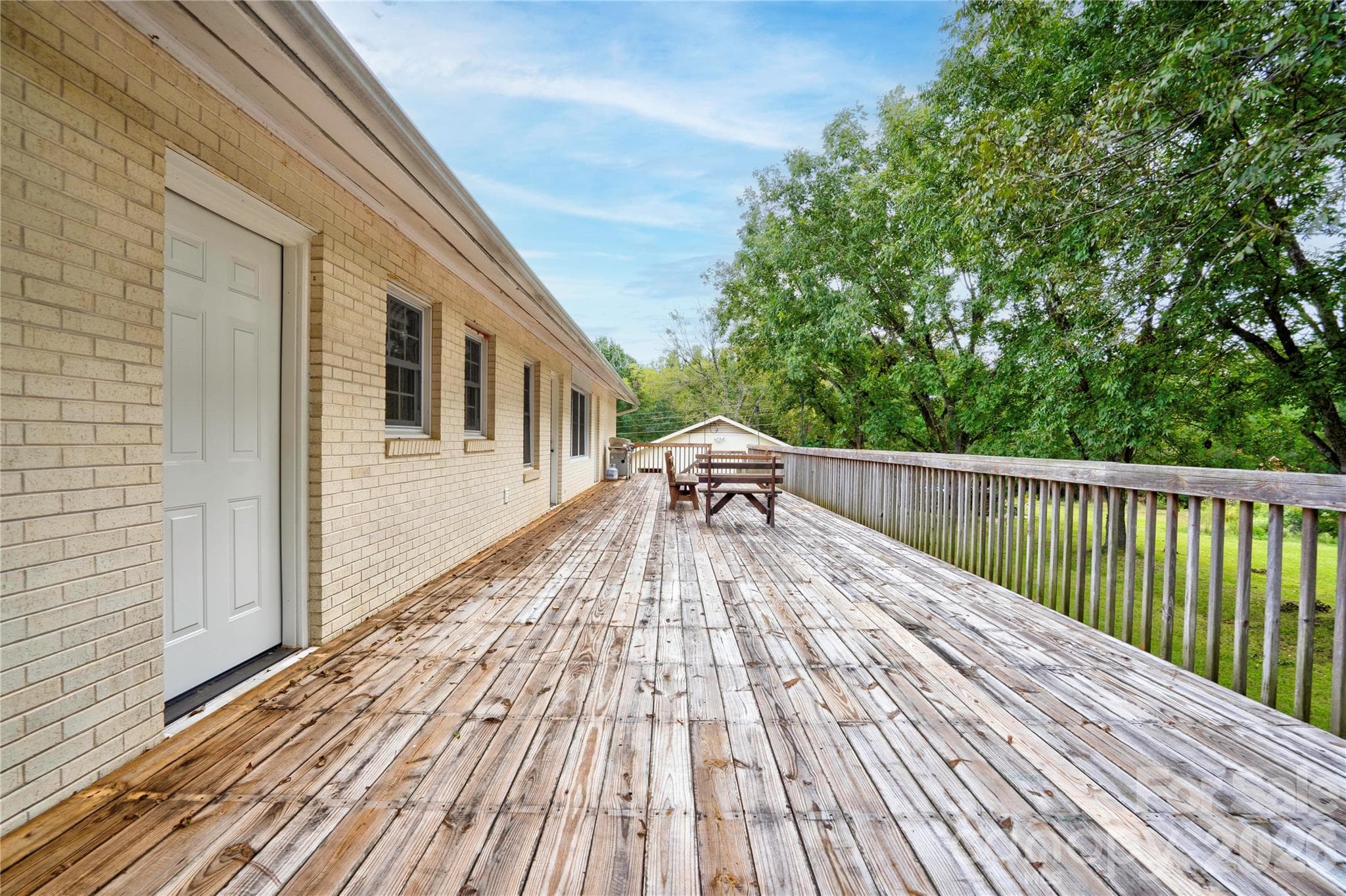 Back Deck - 129 Church View Drive, Lawndale