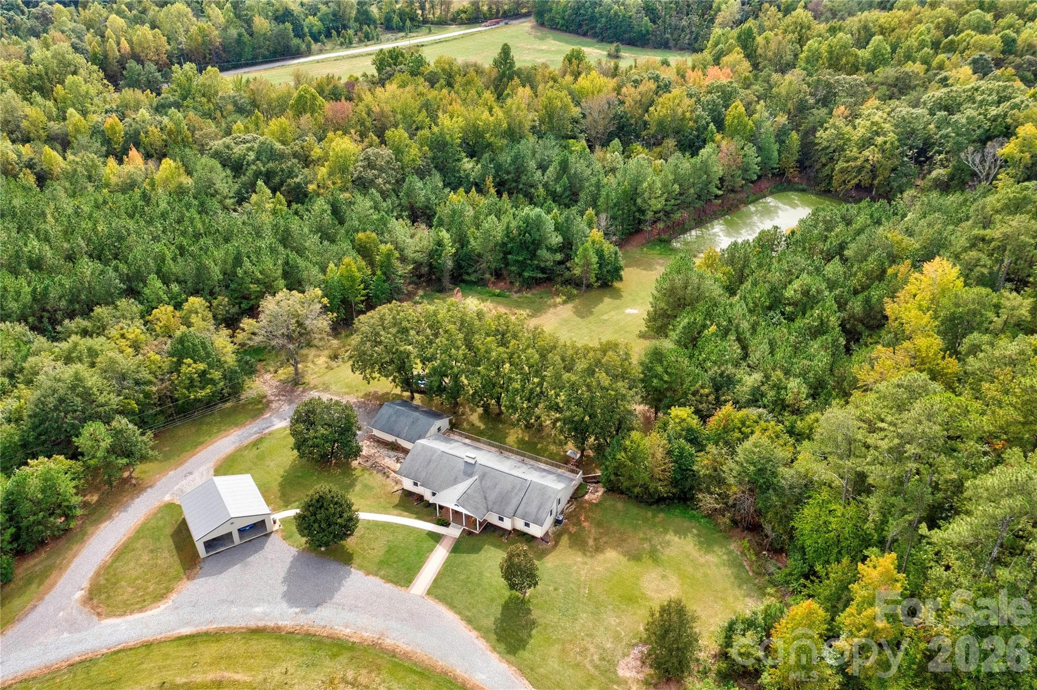 Aerial View - 129 Church View Drive, Lawndale