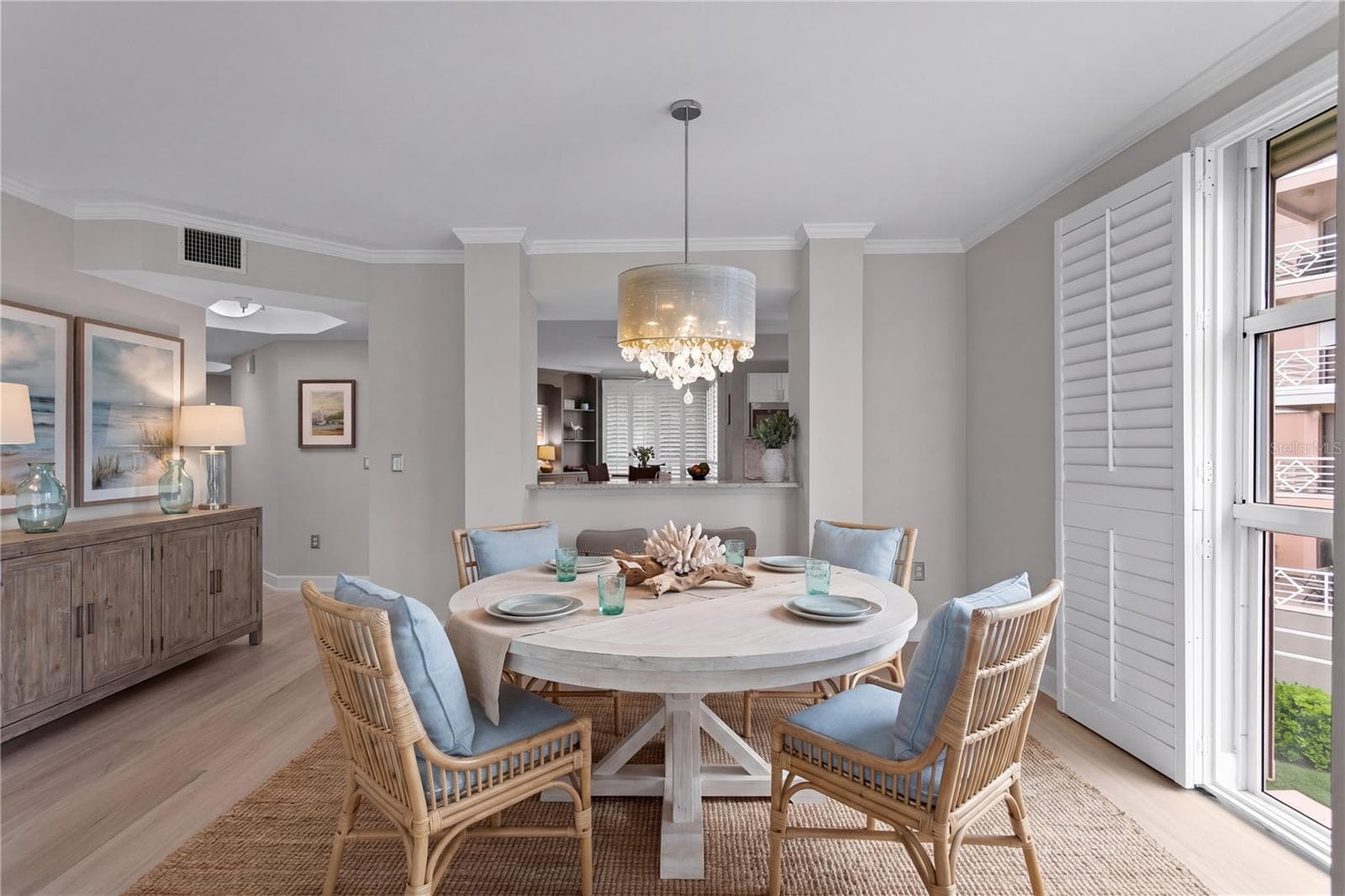 Staged Dining Room - 4961 BACOPA LN S #201, ST PETERSBURG