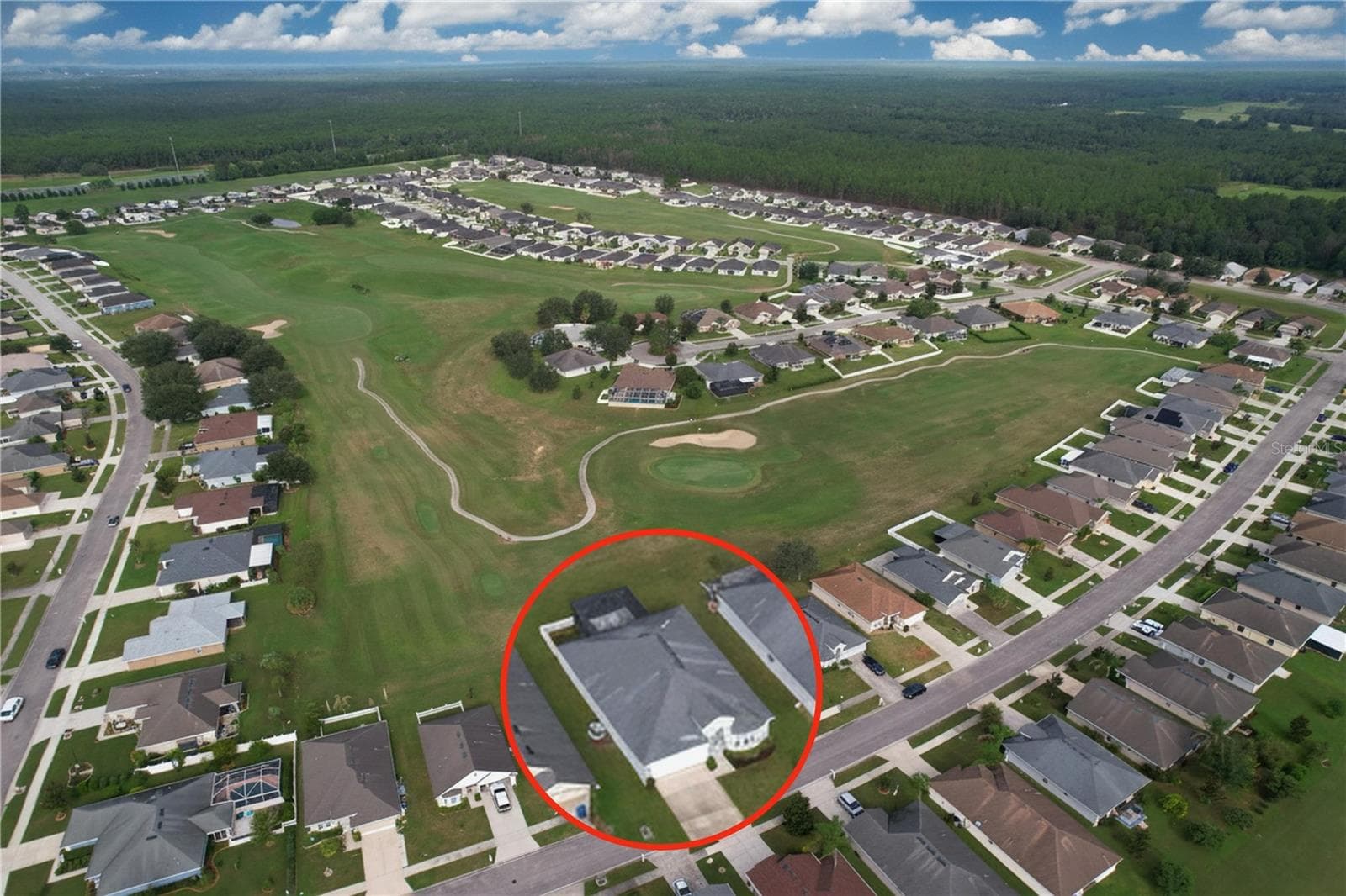 SHERMAN HILLS GOLF COURSE BEHIND THE HOME - 7029 WIREVINE DR, BROOKSVILLE