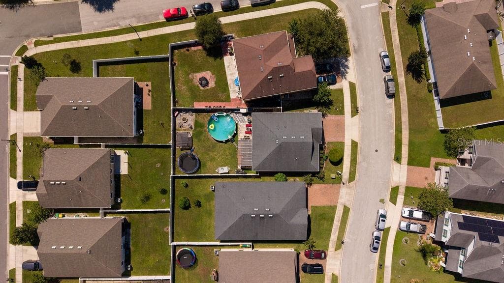 Aerial view of larger lot. - 252 SHERRI LEE LN, DELAND