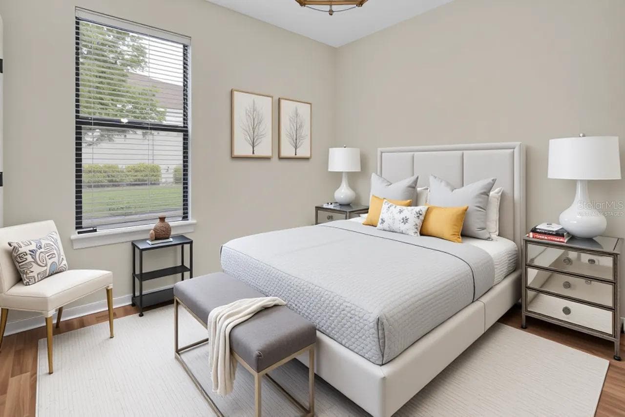 Virtually staged third bedroom - 502 VICTORIA HILLS DR, DELAND