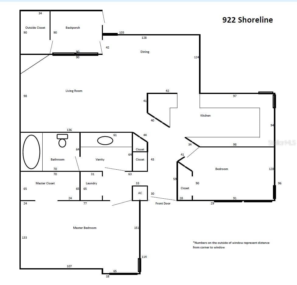 Room Layout - 922 SHORELINE CIR #na, PONTE VEDRA BEACH