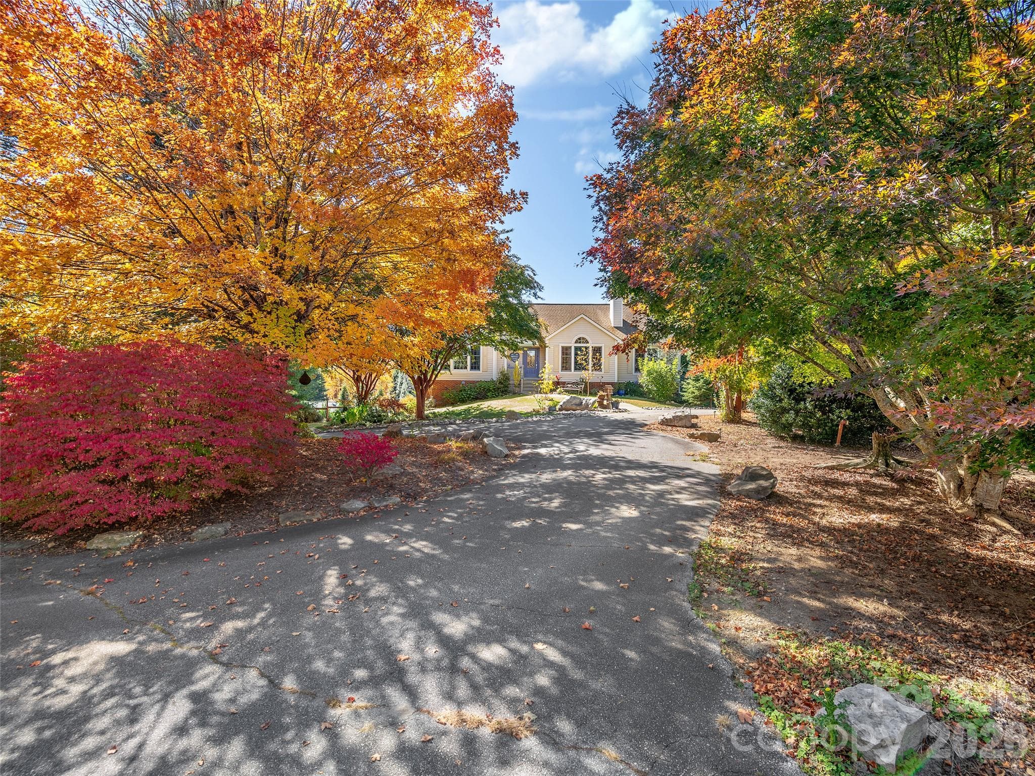 Tree-Lined Circular Drive - 23 Old Applewood Lane, Hendersonville
