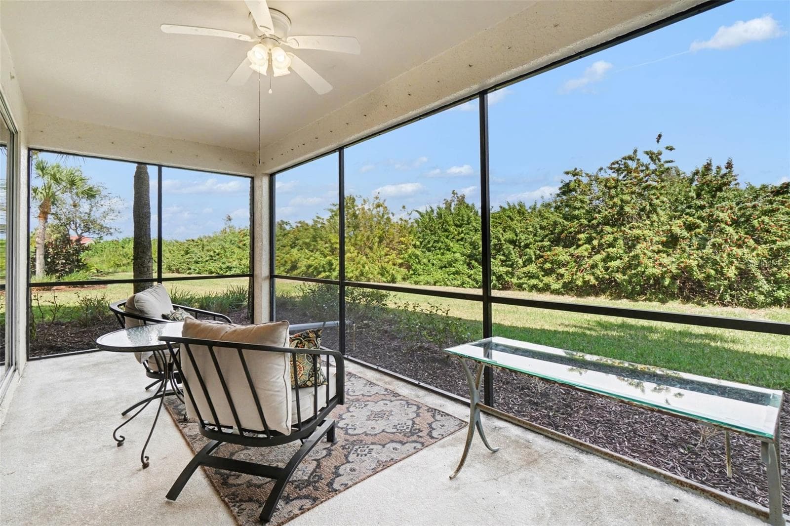 Screened lanai, live in a state of nature with this peaceful preserve view - 4683 CLUB DR #101, PORT CHARLOTTE