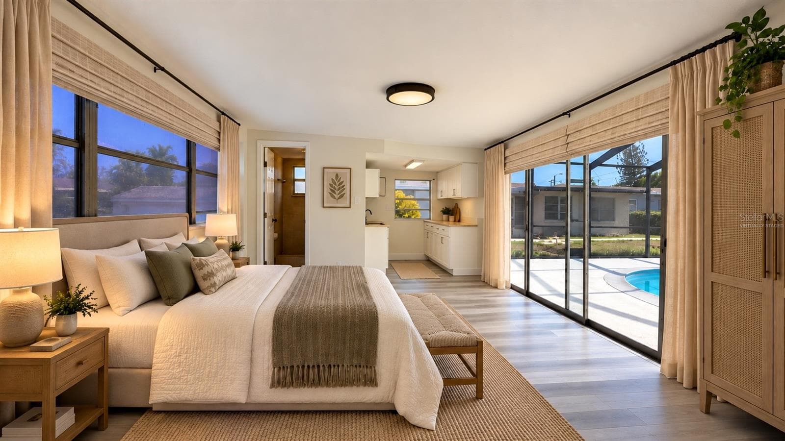 Adjacent area/ Potential In Law Suite Virtually Staged - 3708 HOLIDAY LAKE DR, HOLIDAY