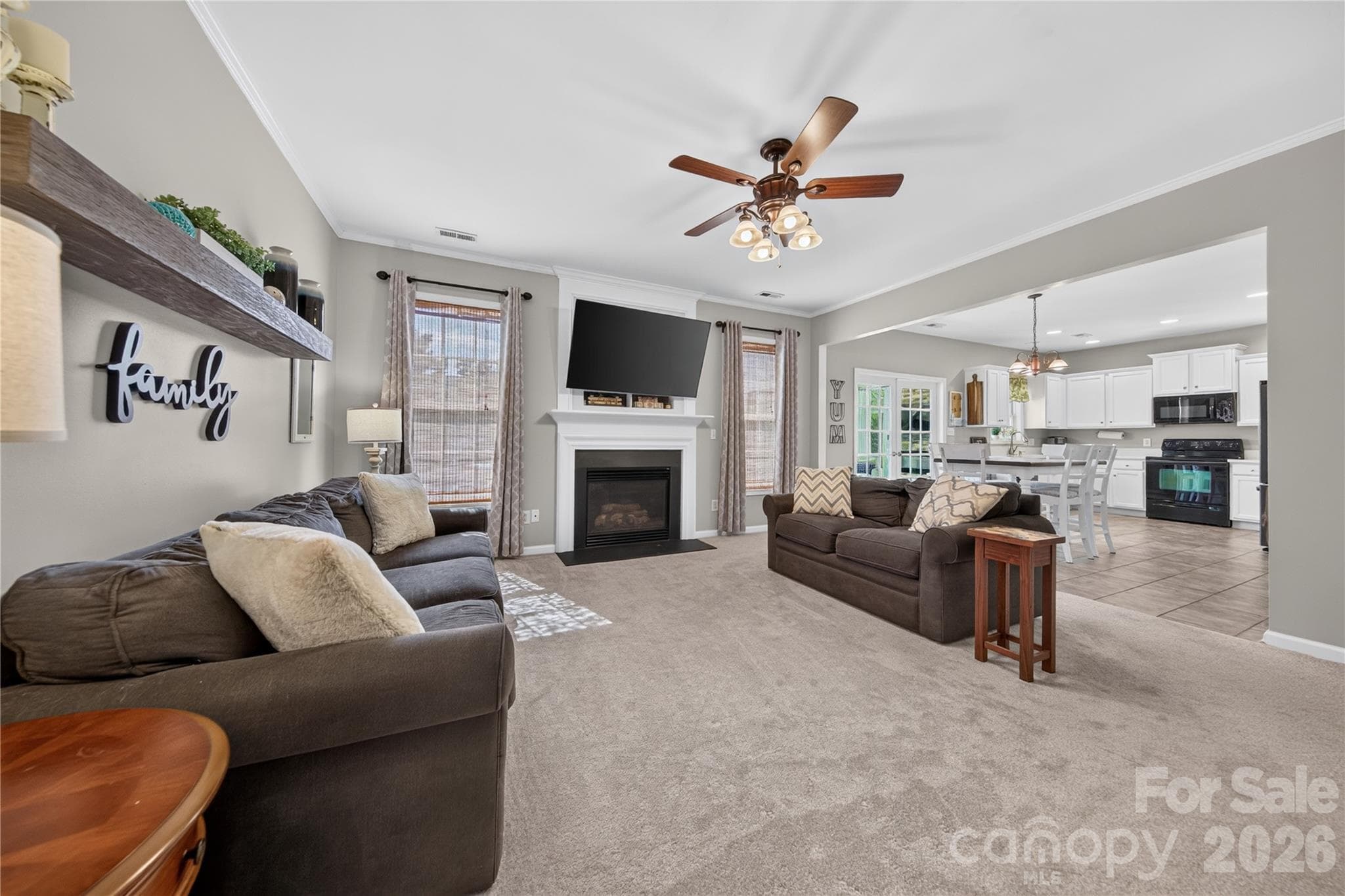 New carpet has been installed in Great Room and the entire 2nd Floor - 5725 Lindley Crescent Drive, Indian Trail