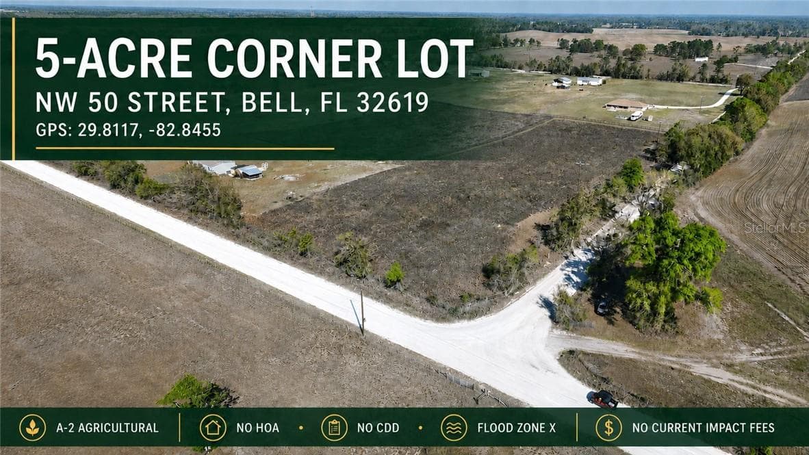 Land at TBD NW 50 ST, BELL FL 32619, Bell