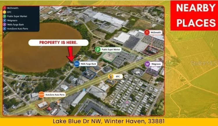 Land at TBD LAKE BLUE DR, WNTRHVN FL 33881, Winter Haven, photo 8 of 12