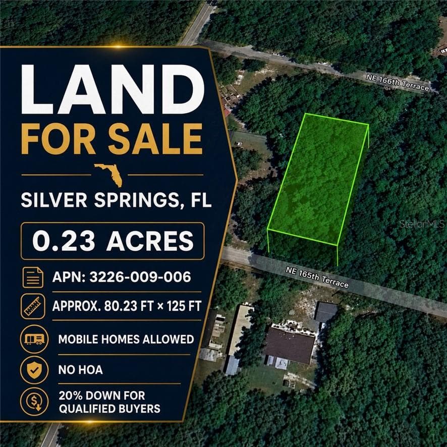 0 165TH ST, SILVERSPRINGS FL 34488
