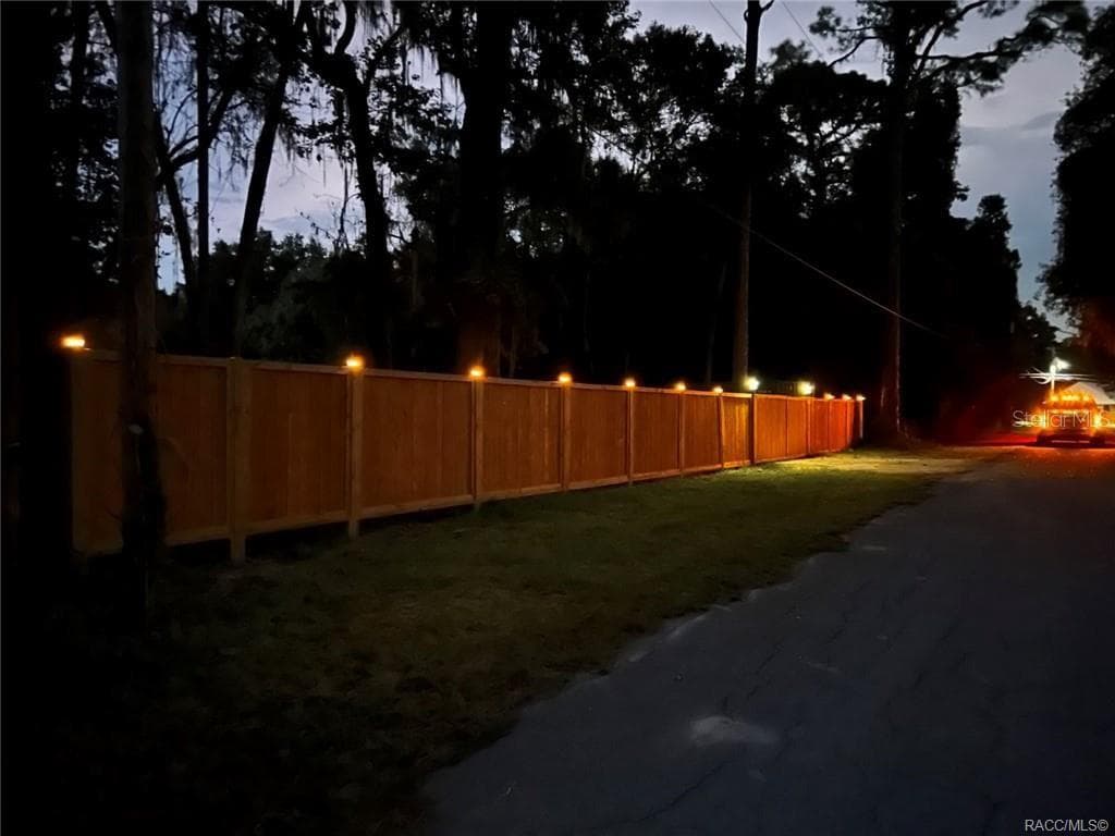 Night view of Oak Dr - 34 Palm DR, INGLIS FL 34449