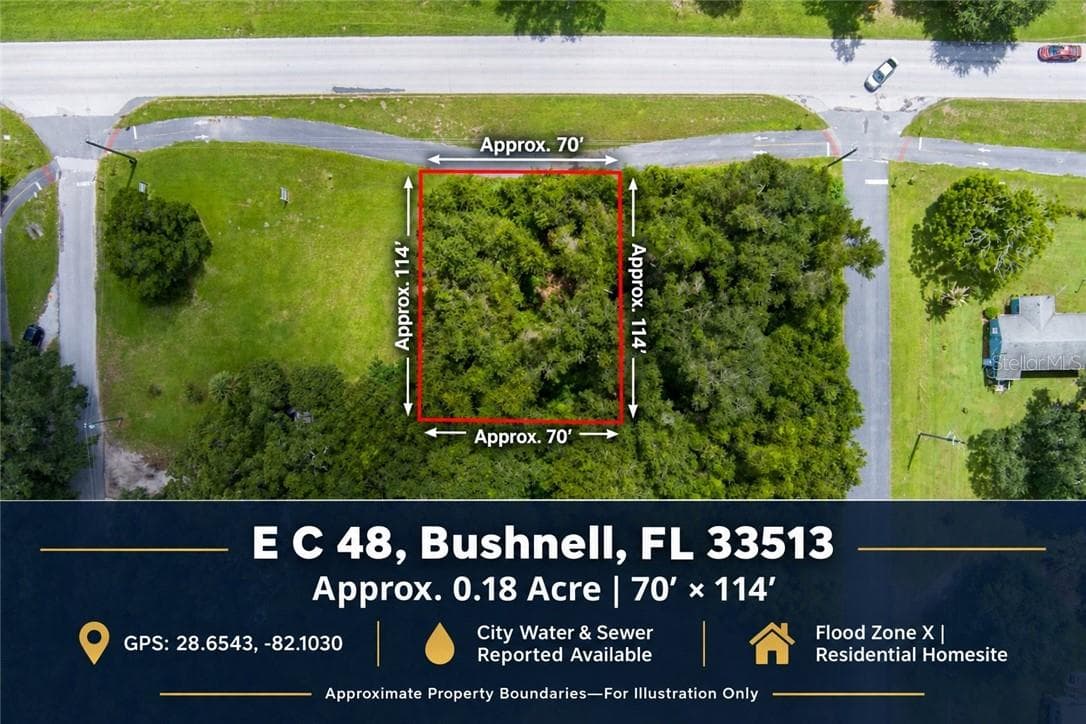Land at 0 E C 48, BUSHNELL FL 33513, Bushnell