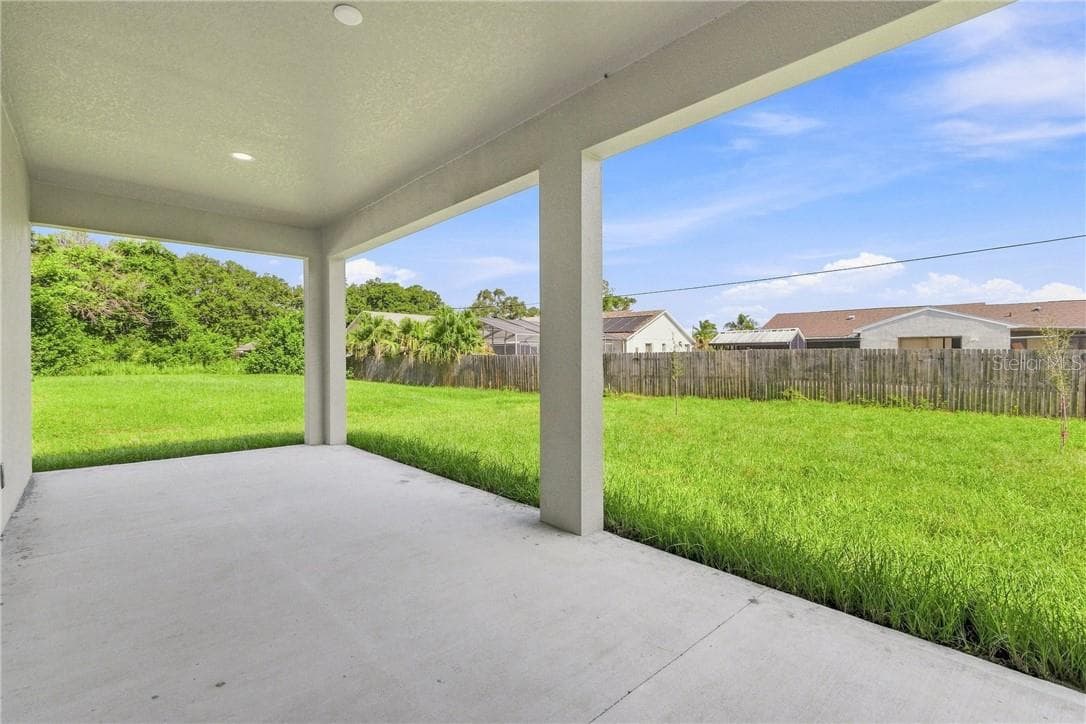 Truss covered rear patio - 2171 Fallon BLVD NE, PALMBAY FL 32907, Palm Bay