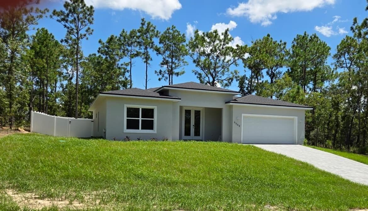 Fenced backyard - 6664 N Bedstrow BLVD, CITRUSSPRINGS FL 34434, Citrus Springs