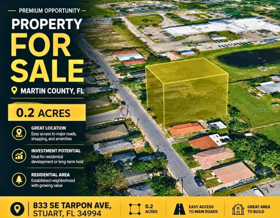 Land at 833 SE TARPON AVE, STUART FL 34994, Stuart, photo 19 of 20