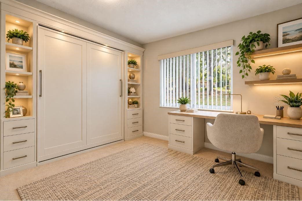 Virtually staged 3bedroom/office. - 2820 E NEWHAVEN ST, INVERNESS