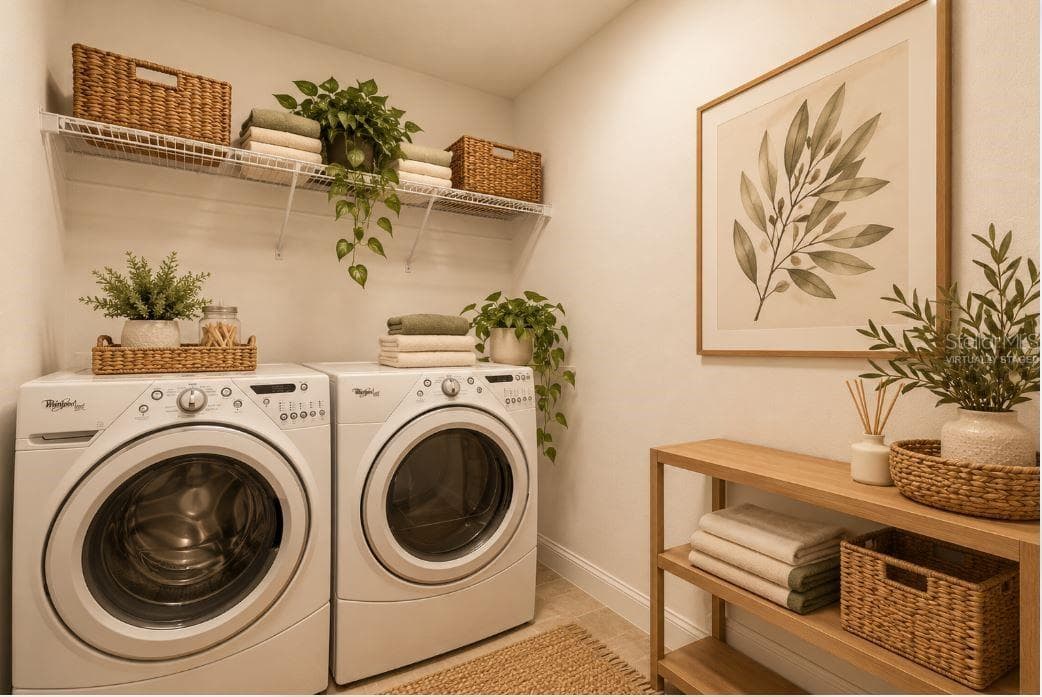 Virtually staged laundry room. - 2820 E NEWHAVEN ST, INVERNESS