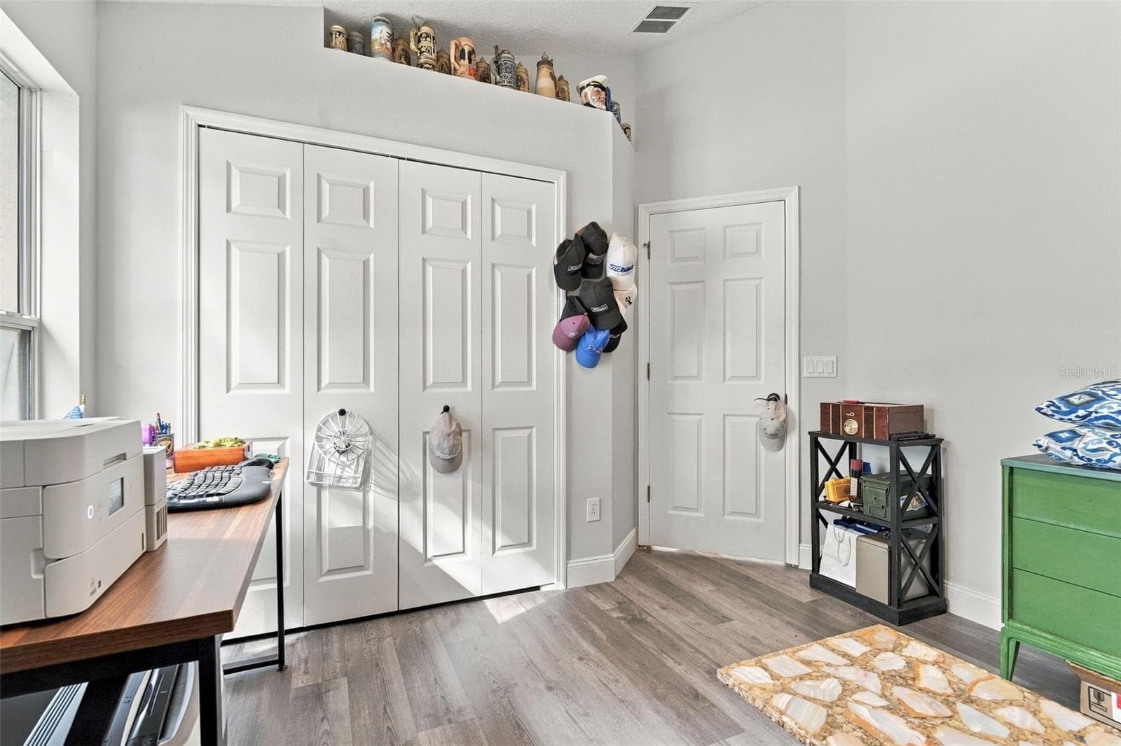 Front bedroom/office towards entrance. - 430 DEANNA CIR, DELAND
