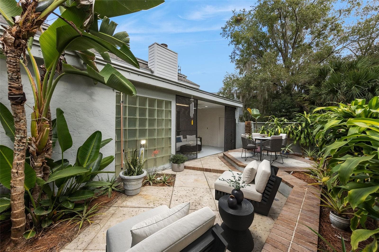 Virtual staged - Back patio - 221 PINE CONE LN, LONGWOOD