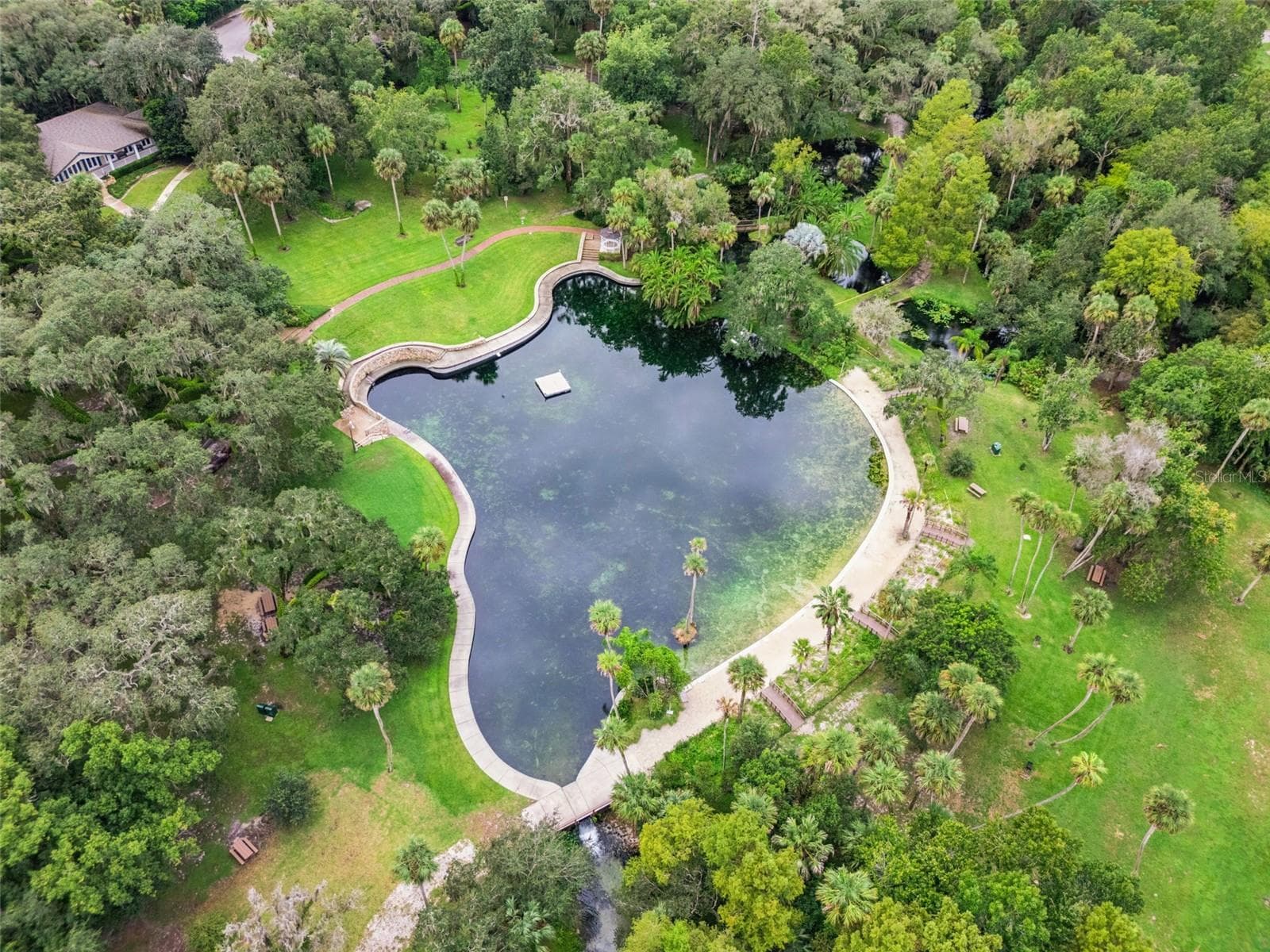 Natural spring, clubhouse, and recreation - 221 PINE CONE LN, LONGWOOD