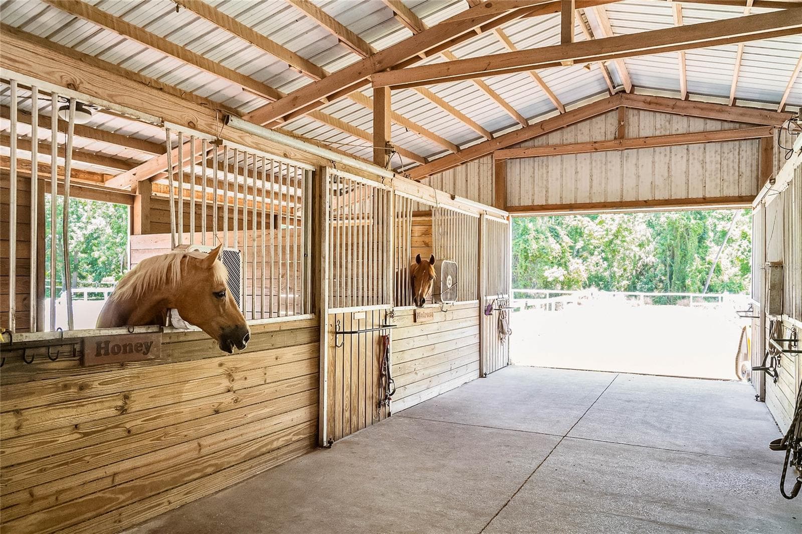 Horse stables right in the neighborhood - 221 PINE CONE LN, LONGWOOD