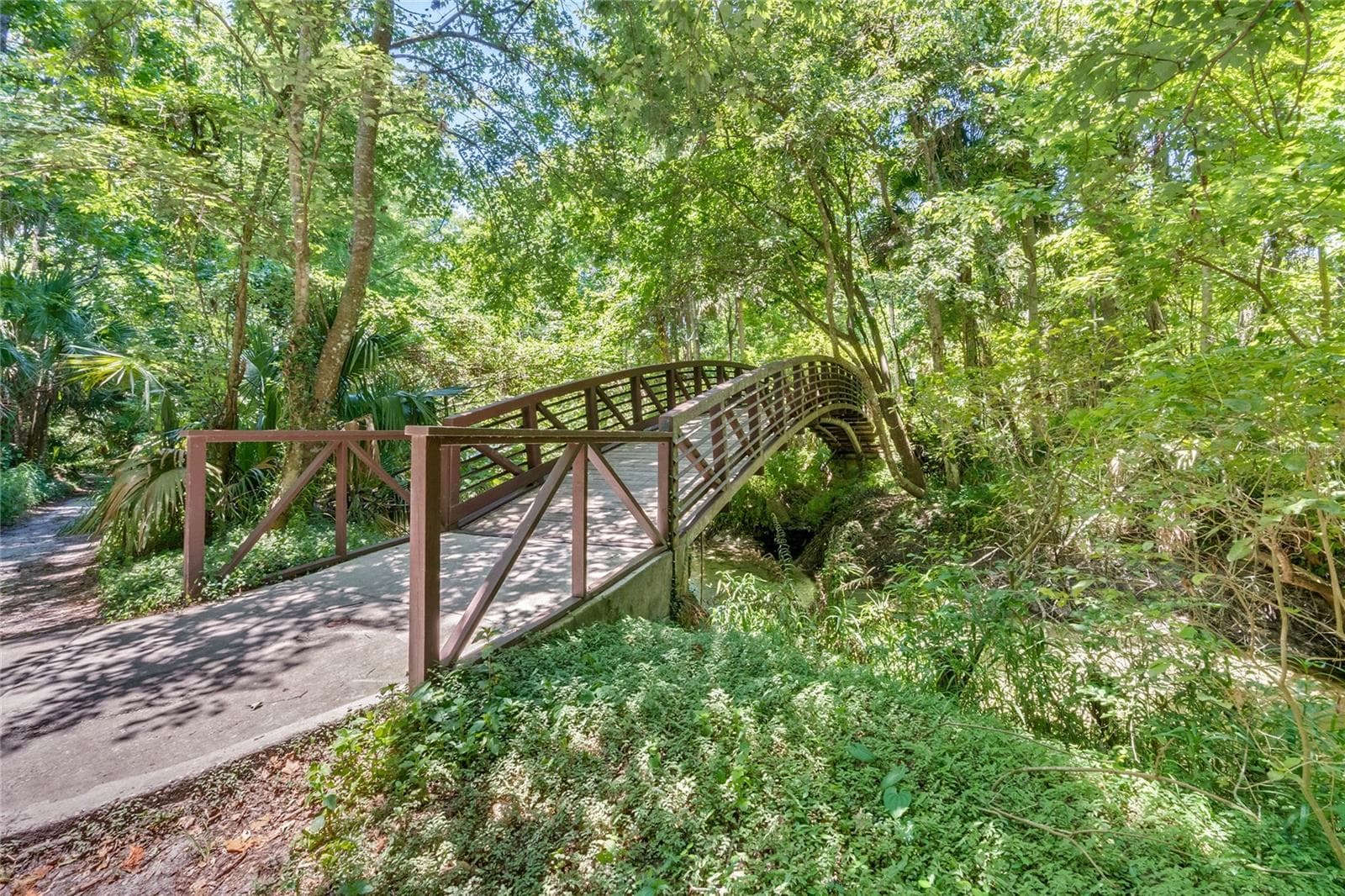 Beautiful bridge - 221 PINE CONE LN, LONGWOOD