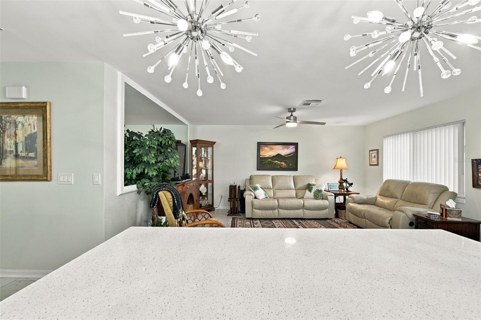 Looking out of kitchen into Great Room - 202 GLOUCESTER BLVD #357, SUN CITY CENTER