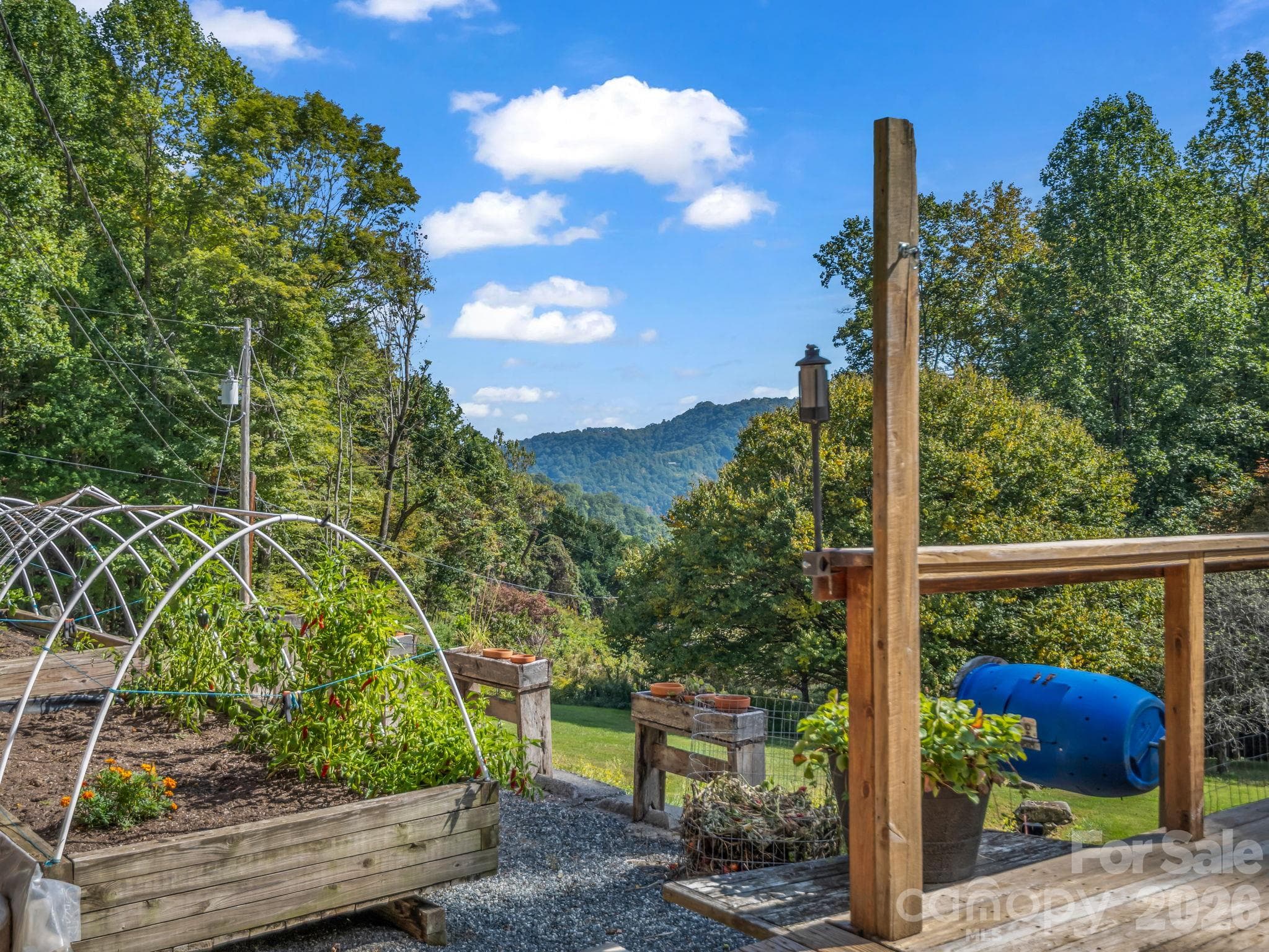 Wonderful view from deck - 765 Hawk Ridge Lane, Marshall