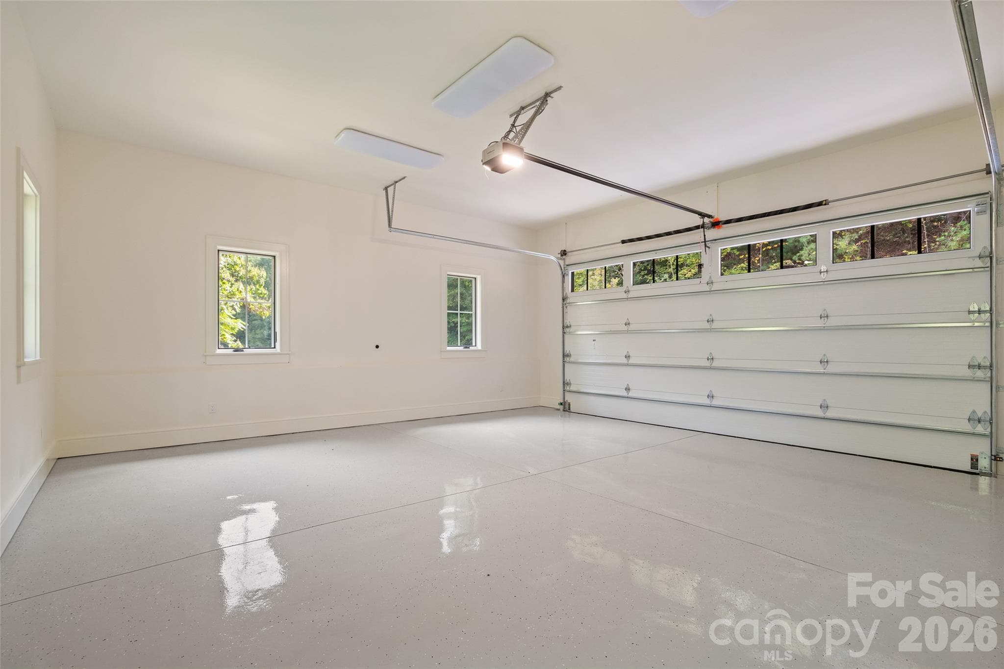 Main level 2 car garage with EV Charging - 505 Barrington Drive, Asheville