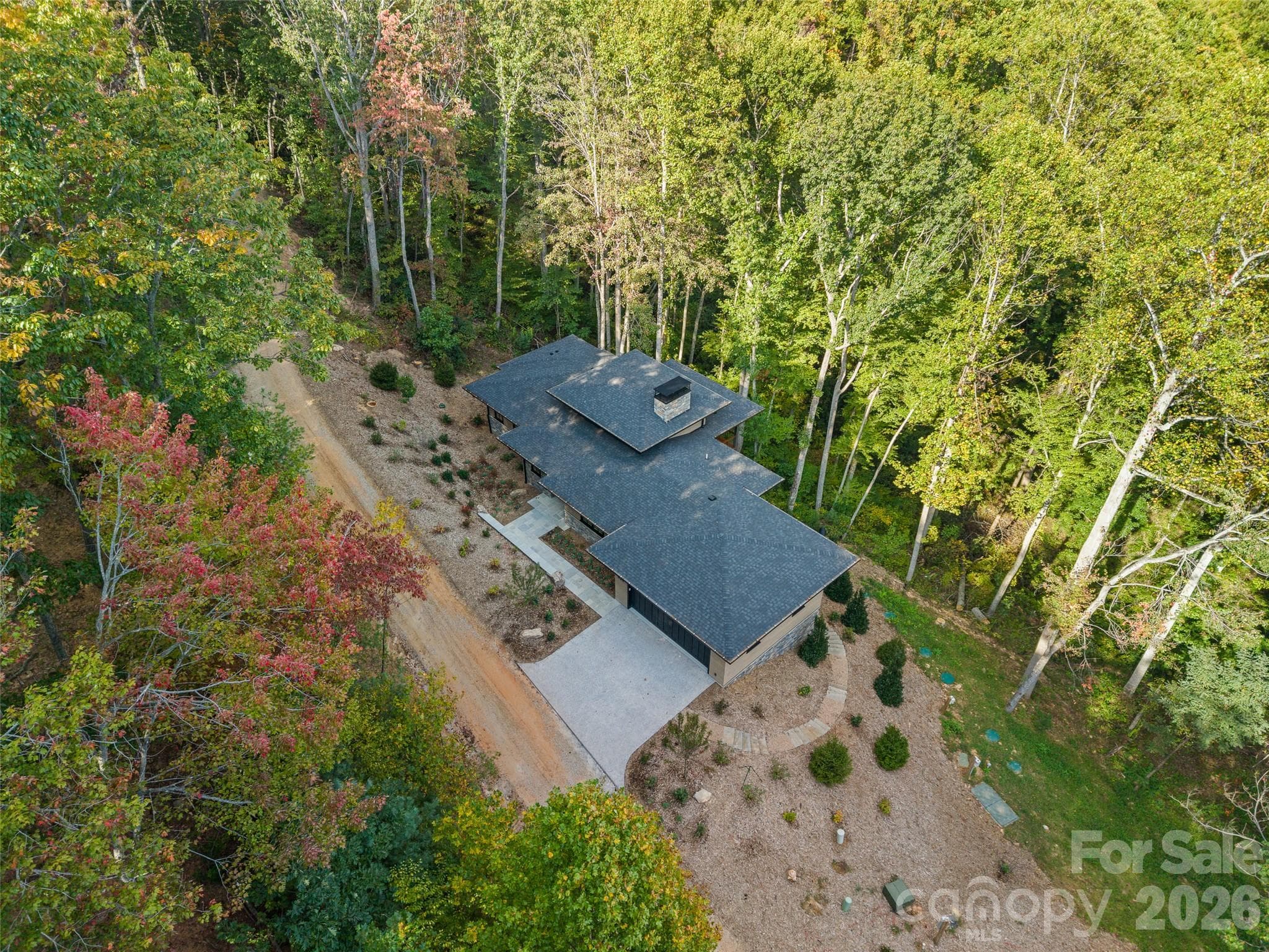 Aerial - 505 Barrington Drive, Asheville
